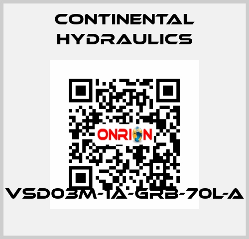 VSD03M-1A-GRB-70L-A Continental Hydraulics