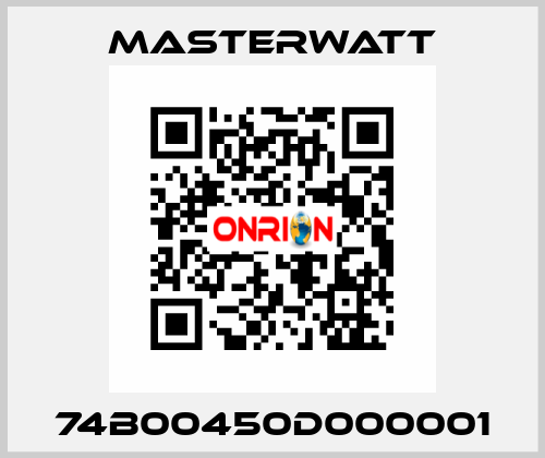 74B00450D000001 Masterwatt