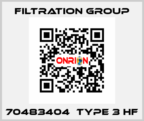 70483404  type 3 HF Filtration Group