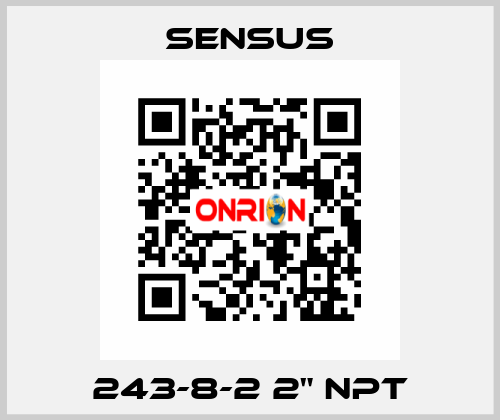 243-8-2 2" NPT Sensus