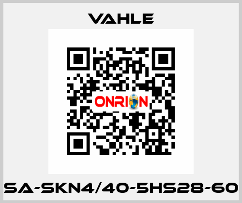 SA-SKN4/40-5HS28-60 Vahle