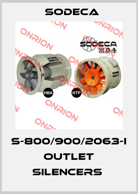 S-800/900/2063-I   OUTLET SILENCERS  Sodeca