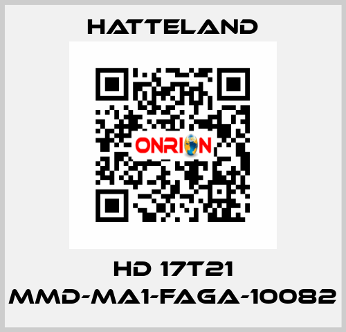 HD 17T21 MMD-MA1-FAGA-10082 HATTELAND