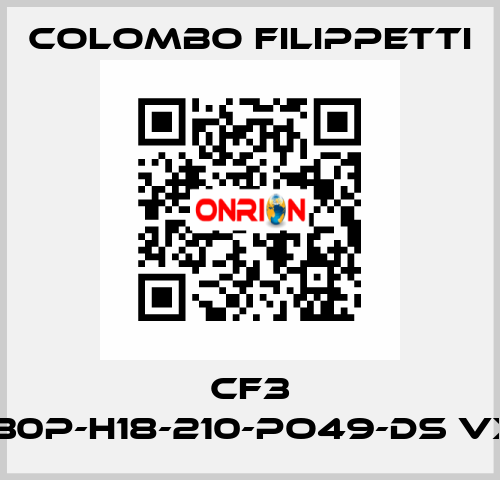  CF3 130P-H18-210-PO49-DS VX Colombo Filippetti