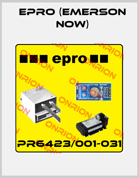 PR6423/001-031 Epro (Emerson now)