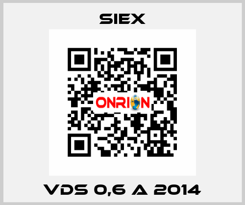 VDS 0,6 A 2014 SIEX