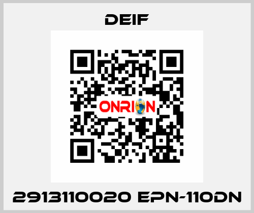 2913110020 EPN-110DN Deif