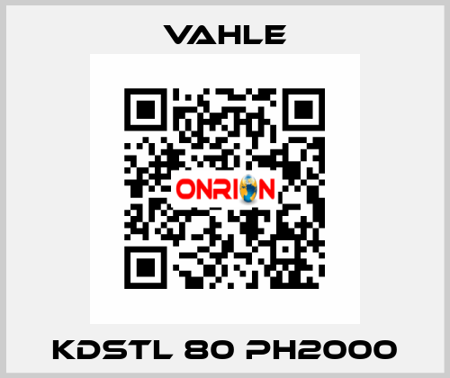 KDSTL 80 PH2000 Vahle