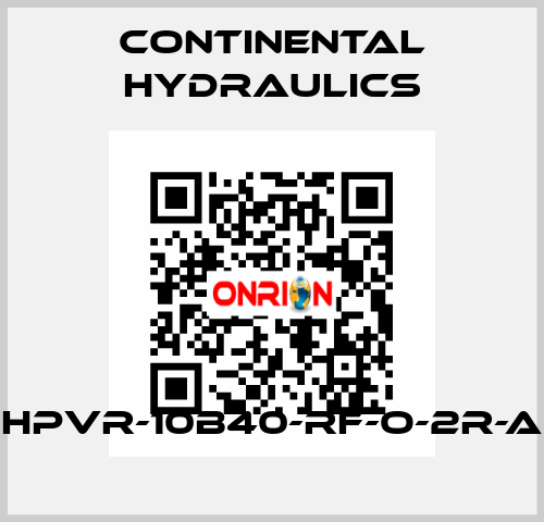 HPVR-10B40-RF-O-2R-A Continental Hydraulics