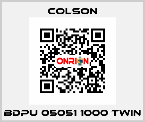 BDPU 05051 1000 TWIN Colson