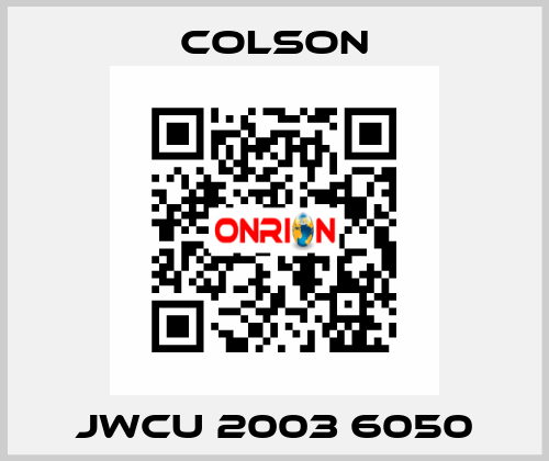 JWCU 2003 6050 Colson