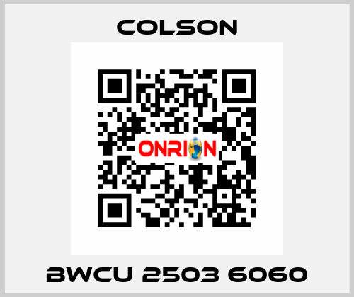 BWCU 2503 6060 Colson