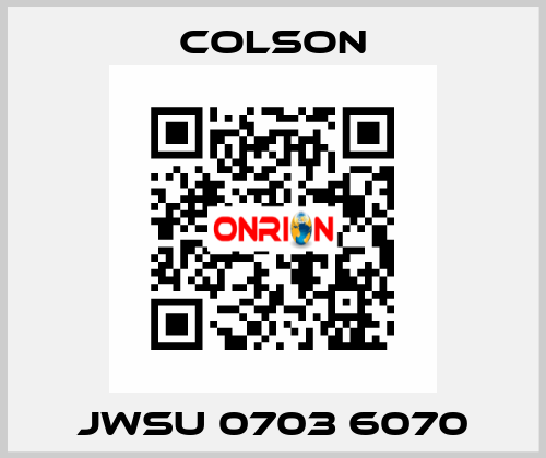 JWSU 0703 6070 Colson