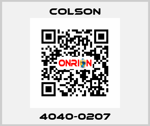 4040-0207 Colson