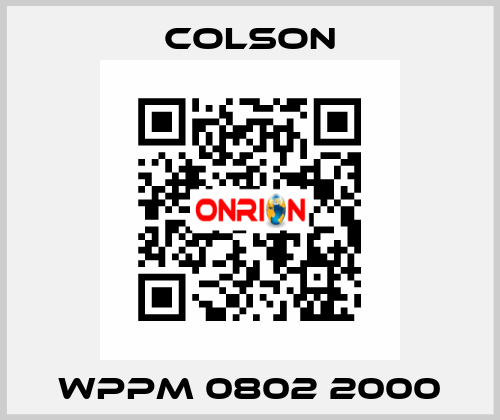 WPPM 0802 2000 Colson