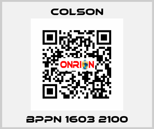 BPPN 1603 2100 Colson