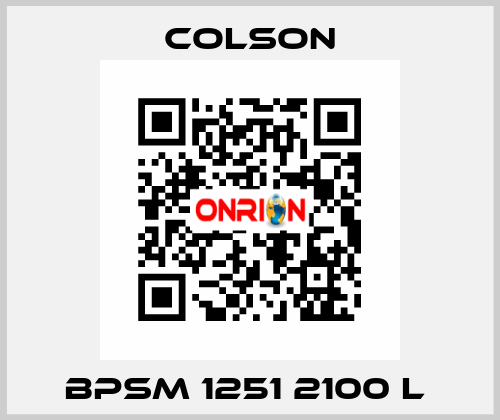 BPSM 1251 2100 L  Colson