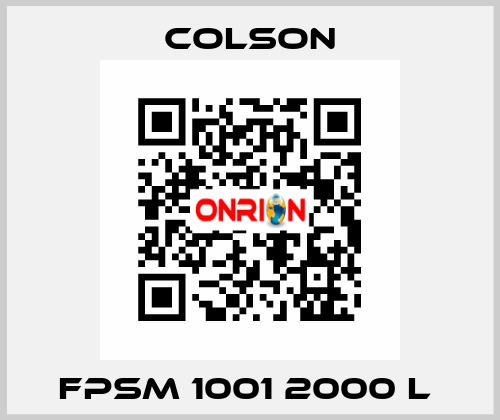 FPSM 1001 2000 L  Colson