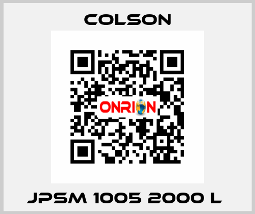 JPSM 1005 2000 L  Colson