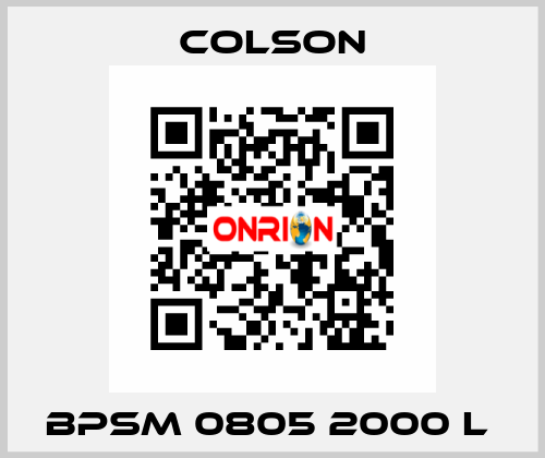 BPSM 0805 2000 L  Colson