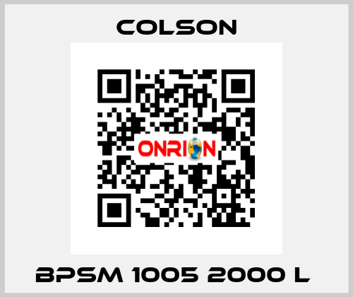 BPSM 1005 2000 L  Colson