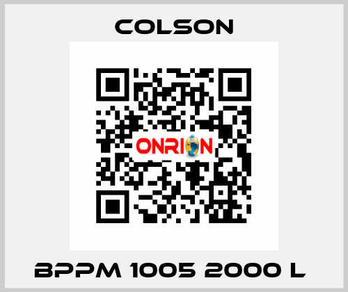 BPPM 1005 2000 L  Colson