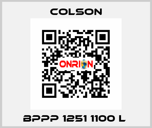 BPPP 1251 1100 L  Colson