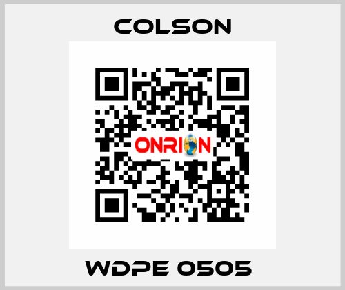 WDPE 0505  Colson