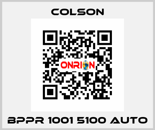 BPPR 1001 5100 AUTO Colson