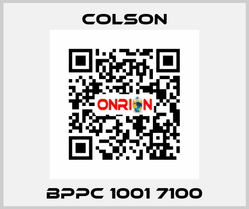 BPPC 1001 7100 Colson