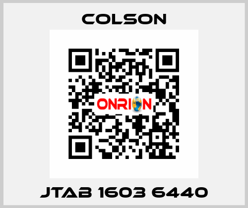 JTAB 1603 6440 Colson