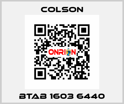 BTAB 1603 6440 Colson