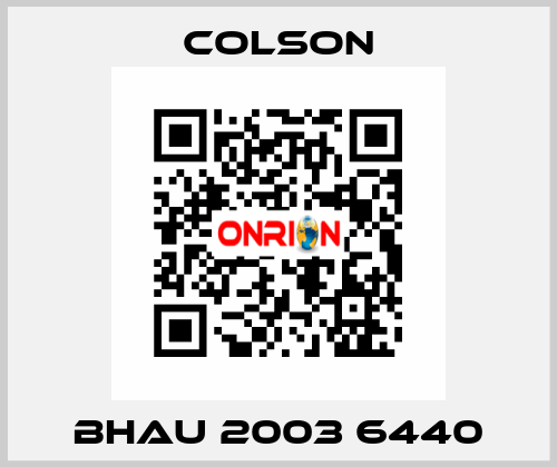 BHAU 2003 6440 Colson