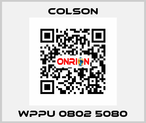 WPPU 0802 5080 Colson