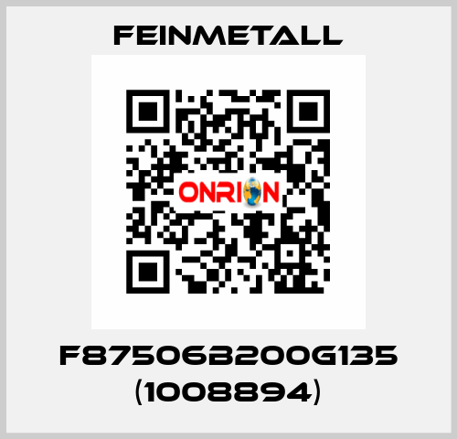 F87506B200G135 (1008894) FEINMETALL