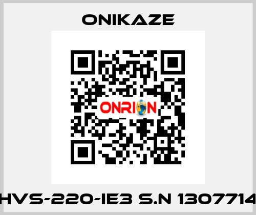 HVS-220-IE3 S.N 1307714 Onikaze