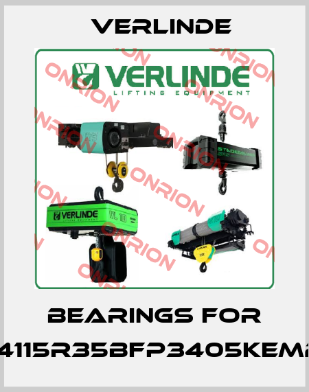 bearings for VT204115R35BFP3405KEM20MM Verlinde