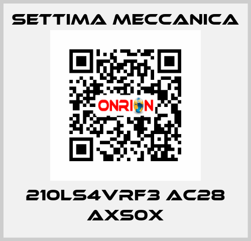 210LS4VRF3 AC28 AXS0X Settima Meccanica