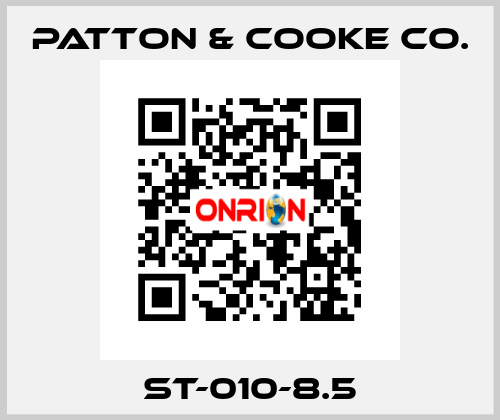 ST-010-8.5 Patton & Cooke Co.