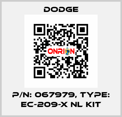 p/n: 067979, Type: EC-209-X NL KIT Dodge