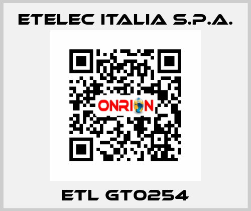 ETL GT0254 Etelec Italia S.p.A.