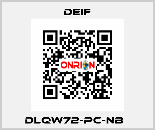 DLQW72-PC-NB   Deif