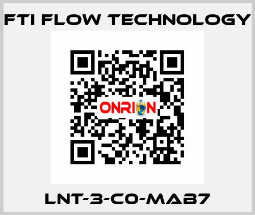 LNT-3-C0-MAB7 Fti Flow Technology