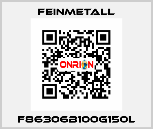 F86306B100G150L FEINMETALL