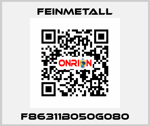 F86311B050G080 FEINMETALL