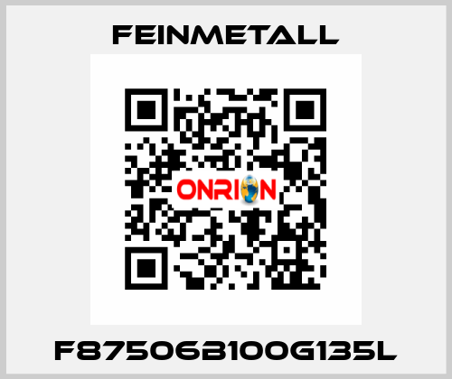 F87506B100G135L FEINMETALL