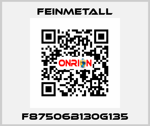 F87506B130G135 FEINMETALL