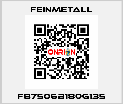 F87506B180G135 FEINMETALL