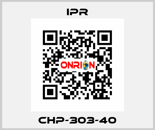 CHP-303-40 IPR