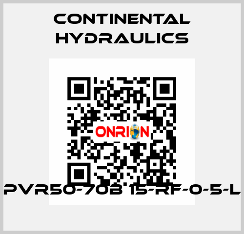 PVR50-70B 15-RF-0-5-L Continental Hydraulics